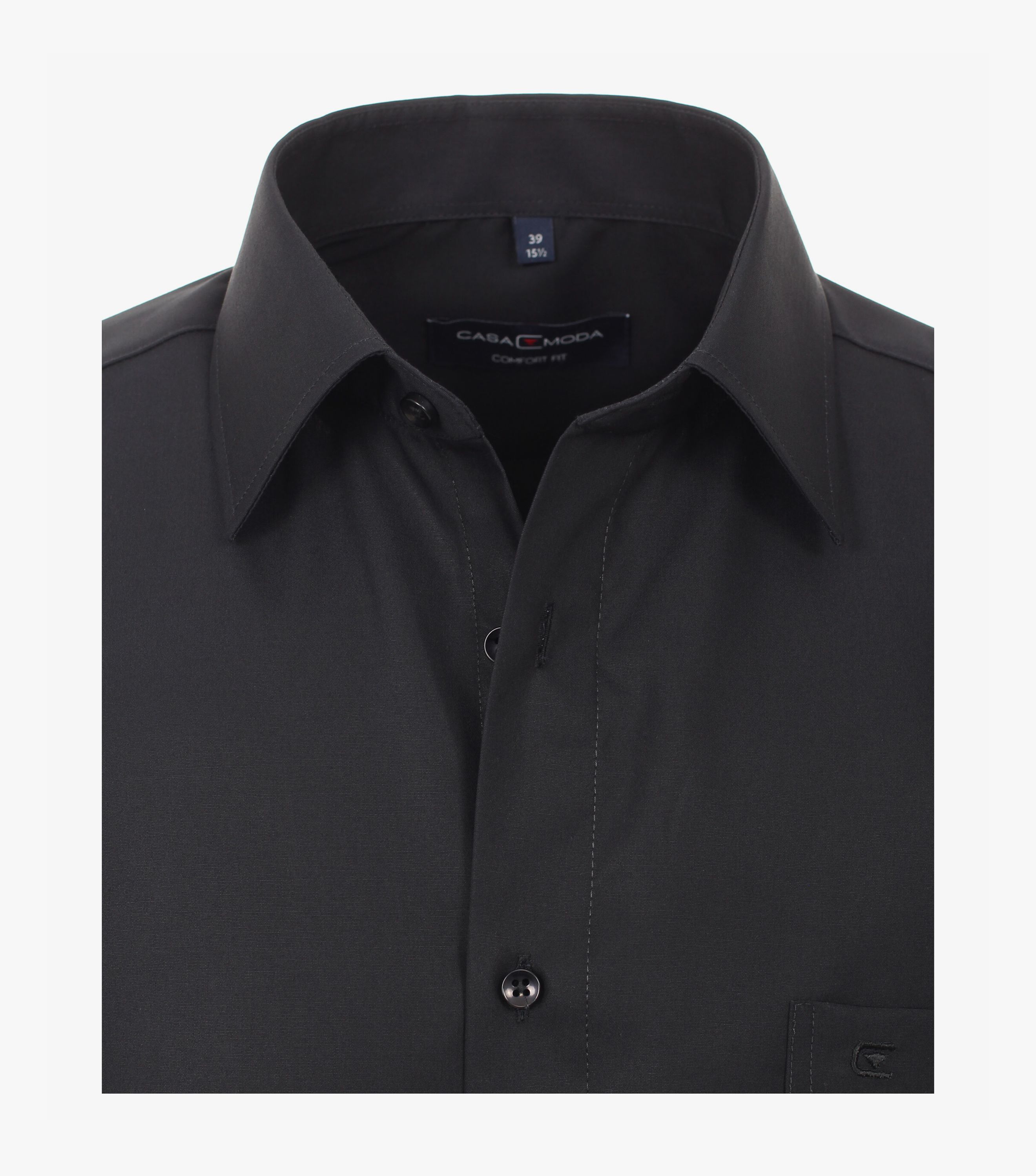 Casamoda černá košile Comfort Fit