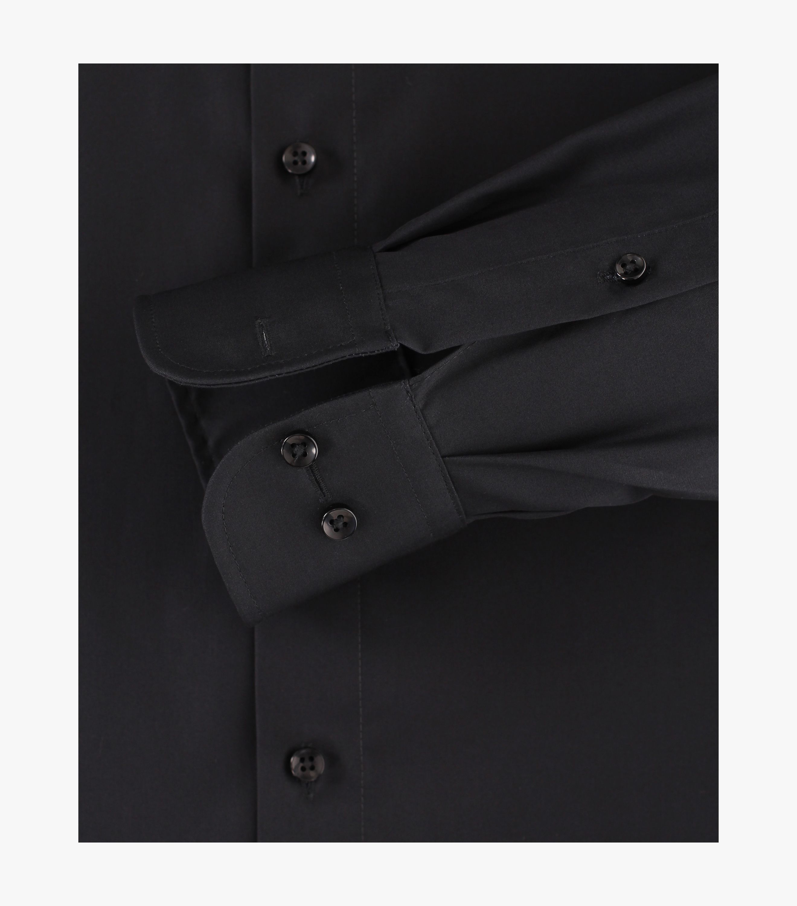 Casamoda černá košile Comfort Fit