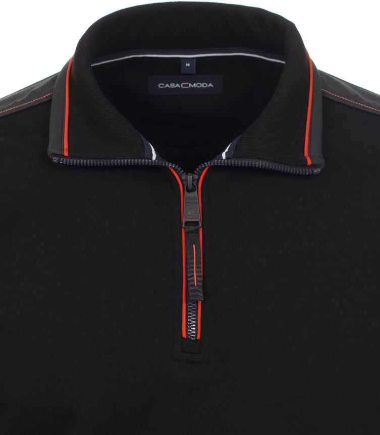 Casamoda černá pánská mikina