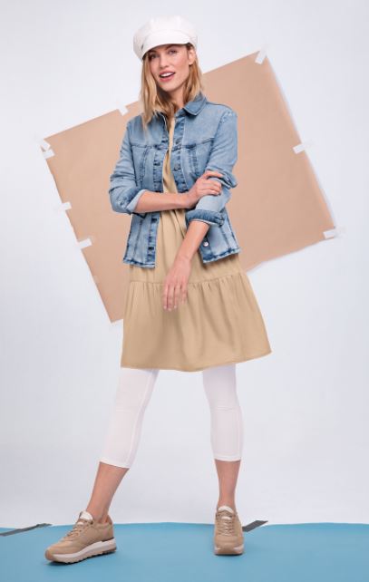 KS jeans bundička světle modrá