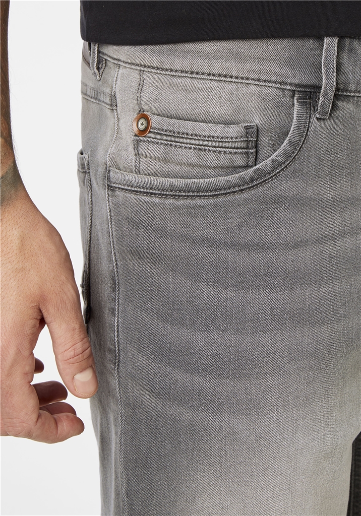 Bermudy jeans šedé