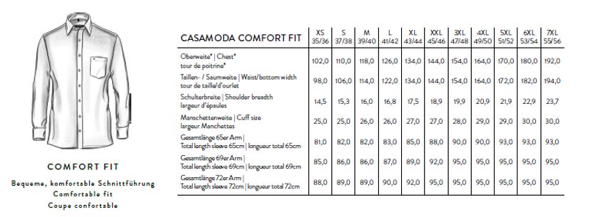 Casamoda tmavě modrá košile