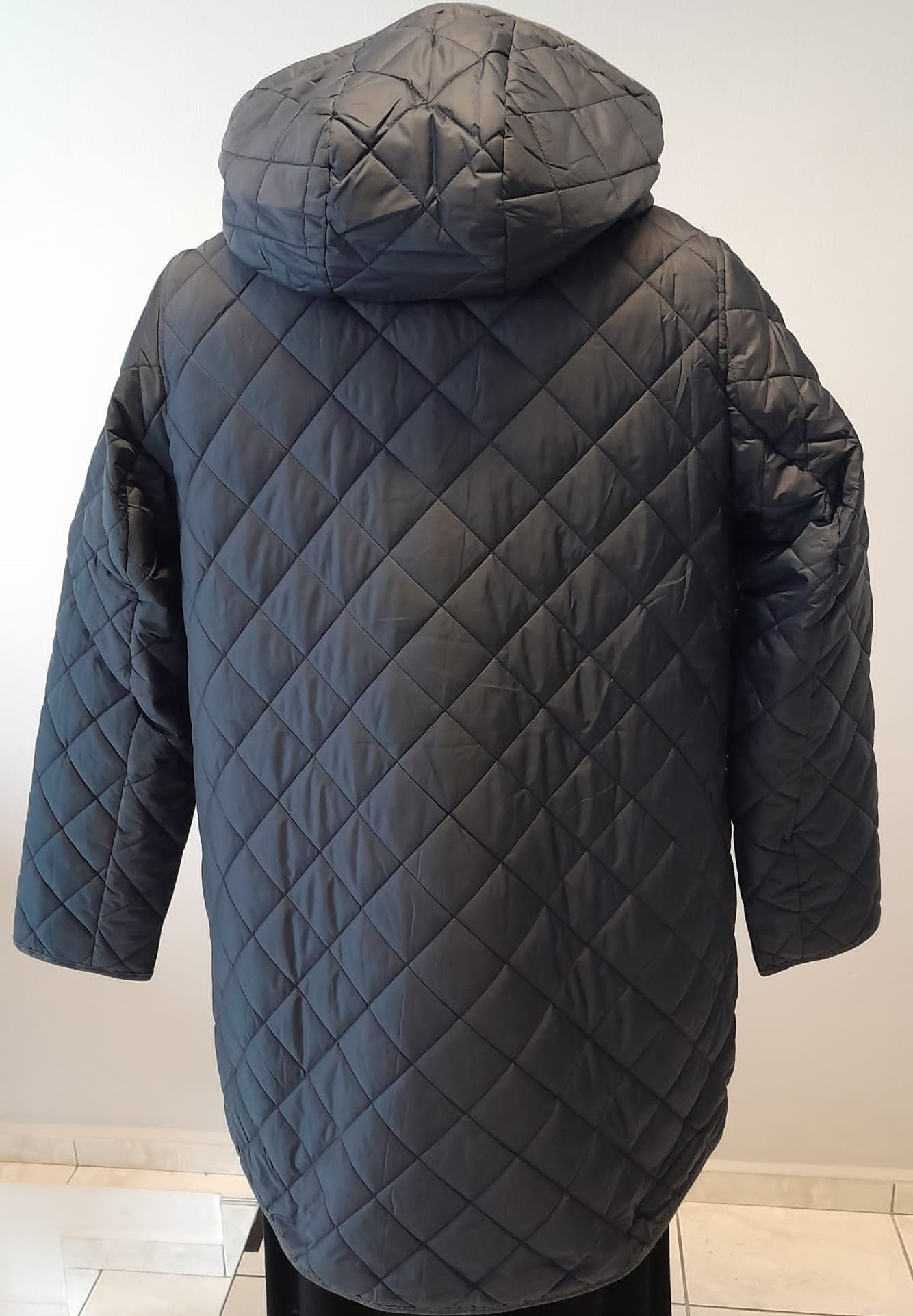 Dámská zateplená bunda tmavě modrá