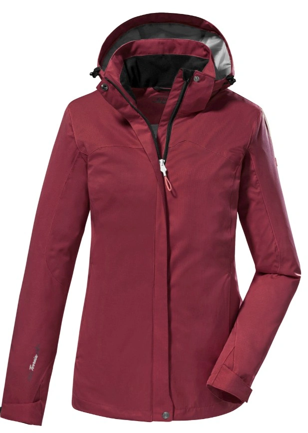Killtec přechodová bunda wine red