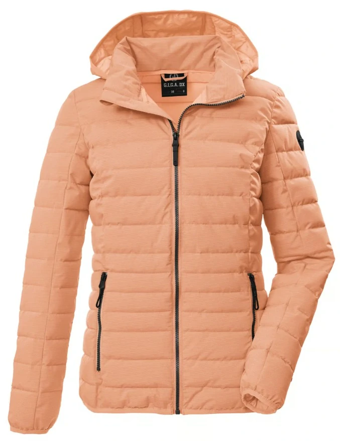 Killtec dámská zimní prošívaná bunda light coral