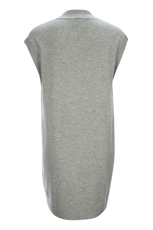 KS šedá dlouhá vestička