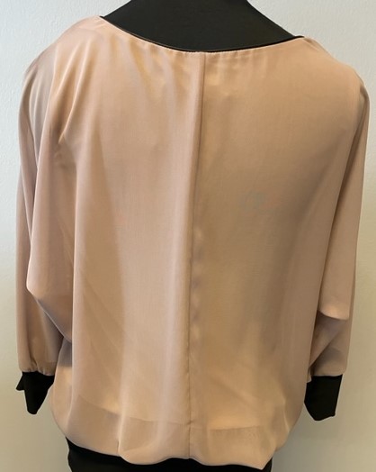 Společenská halenka kávová