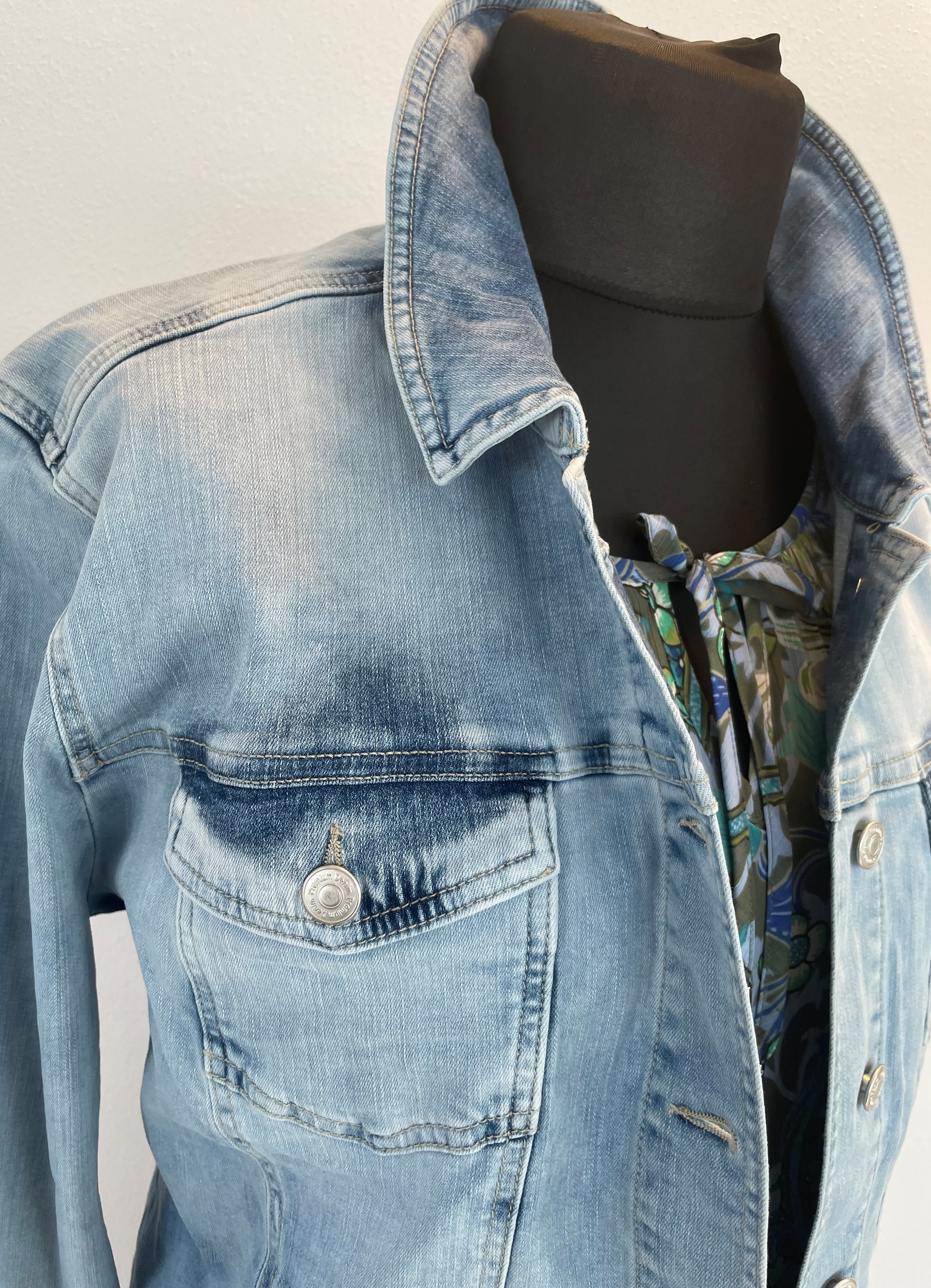 Via appia světlá jeans bunda