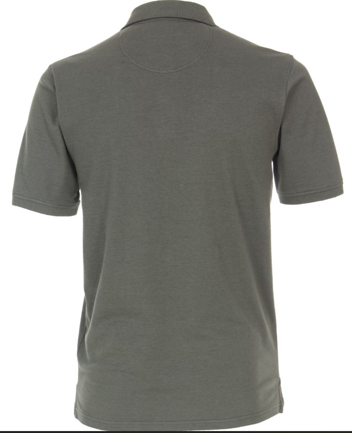 Casamoda - pánské polo šedozelené