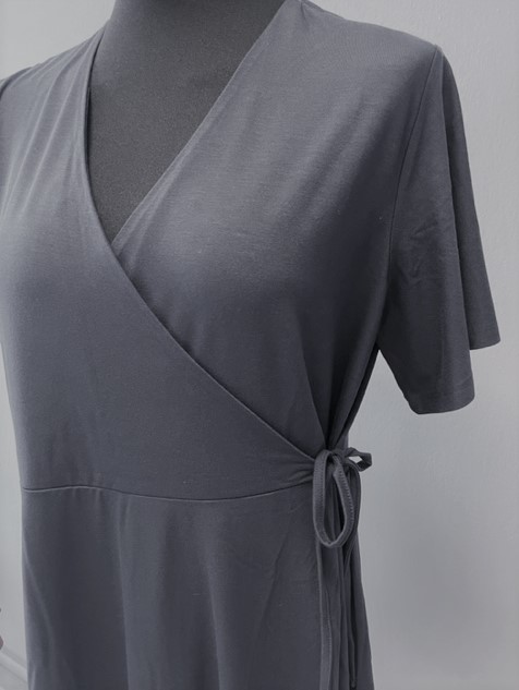 Kenny S tmavě modré zavinovací šaty 1