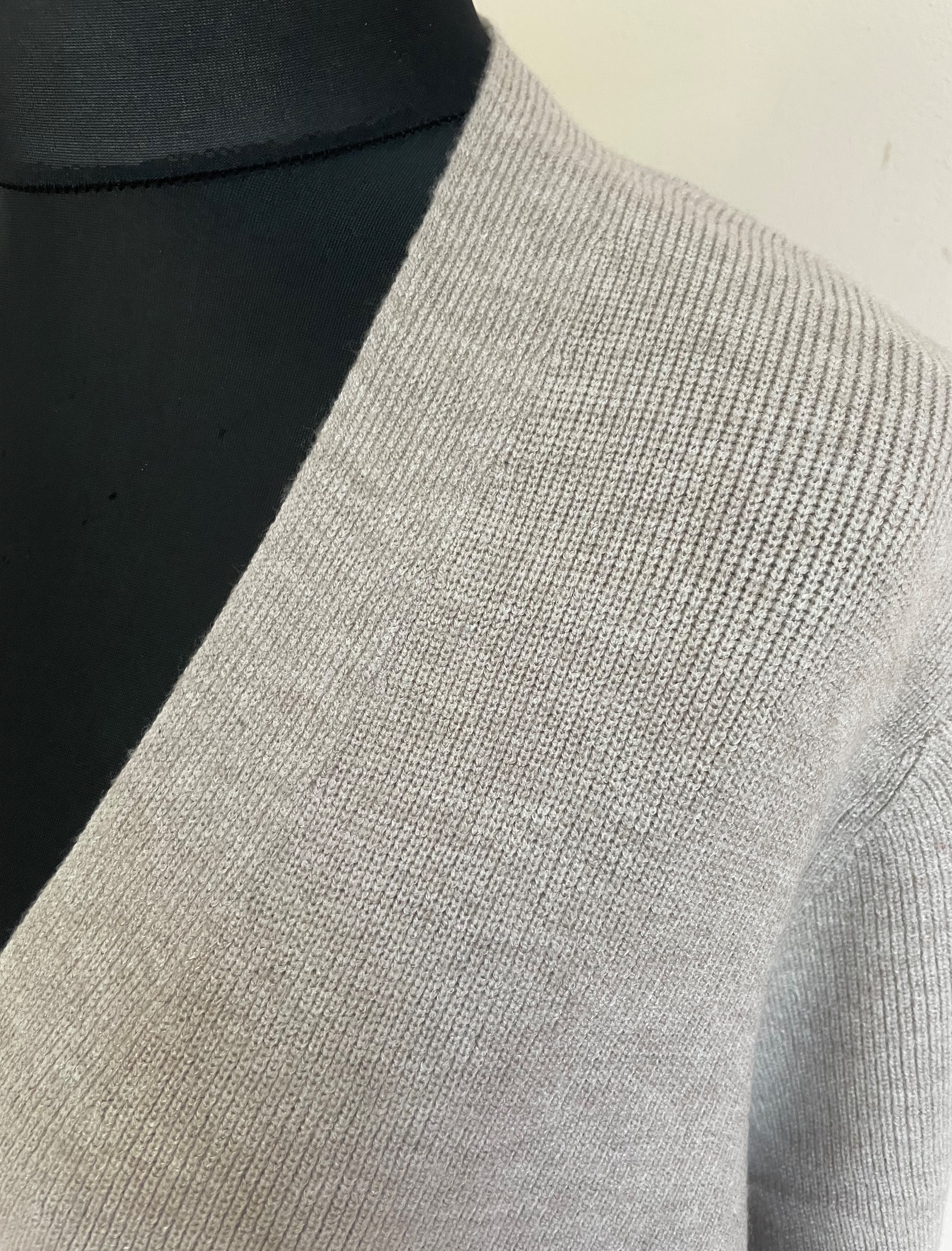 Via appia propínací svetr bílá káva