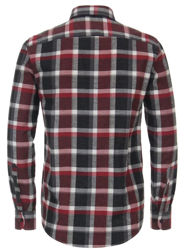 Casamoda kostkovaná flanelová košile