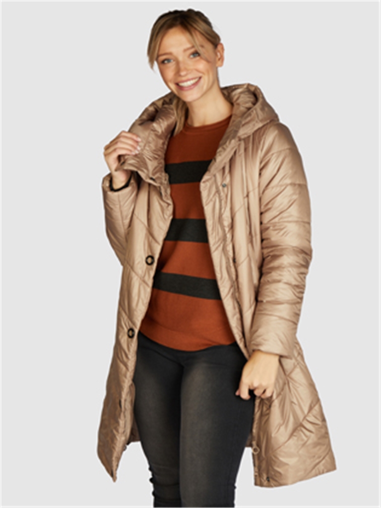 Navigazione prošívaný kabát camel