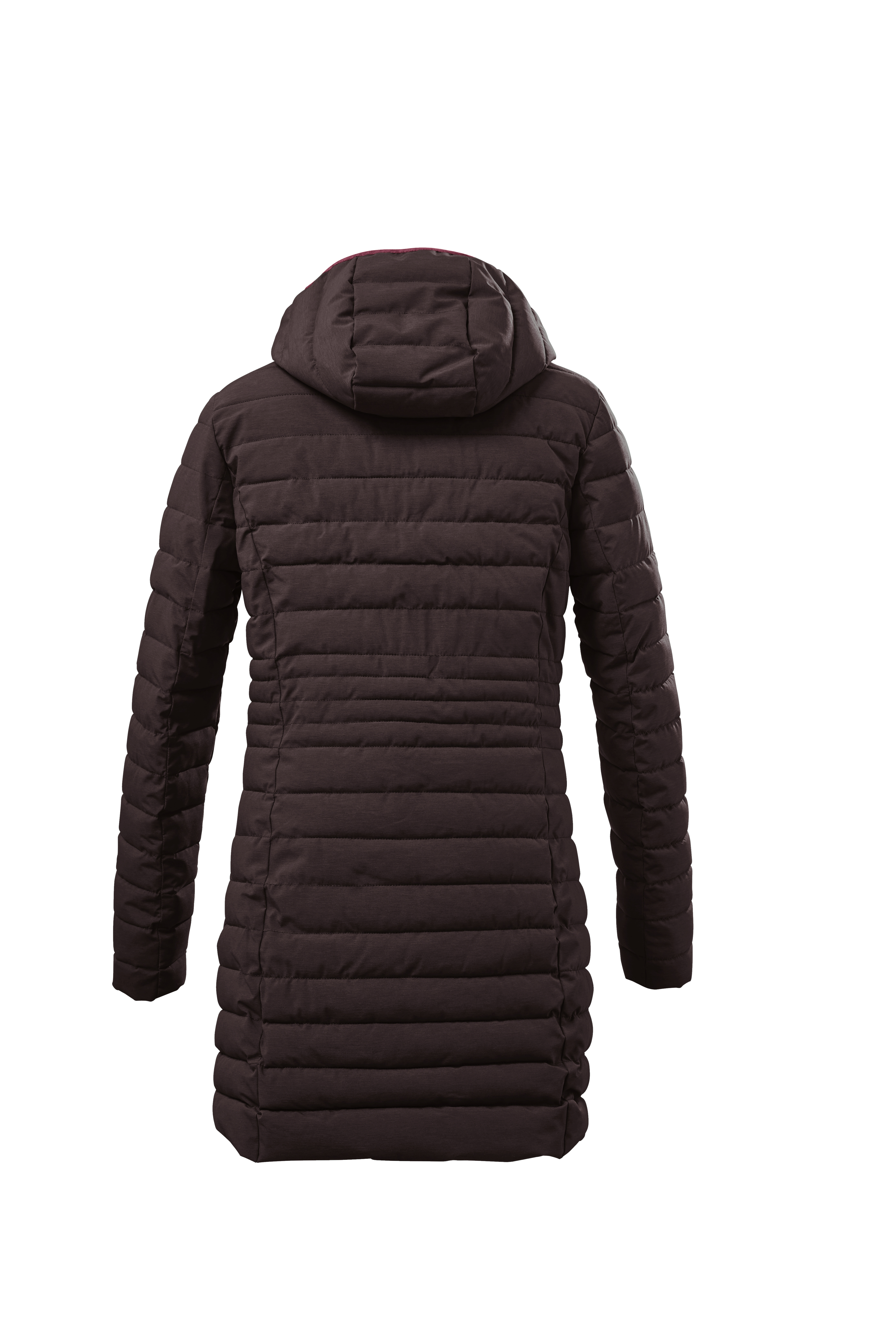 Killtec dámský prošívaný kabátek švestkový