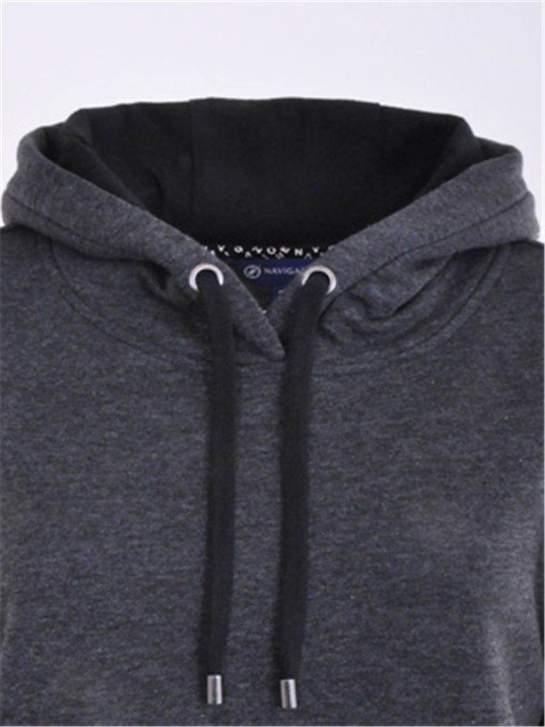 Navigazione mikinové šaty modrý melír