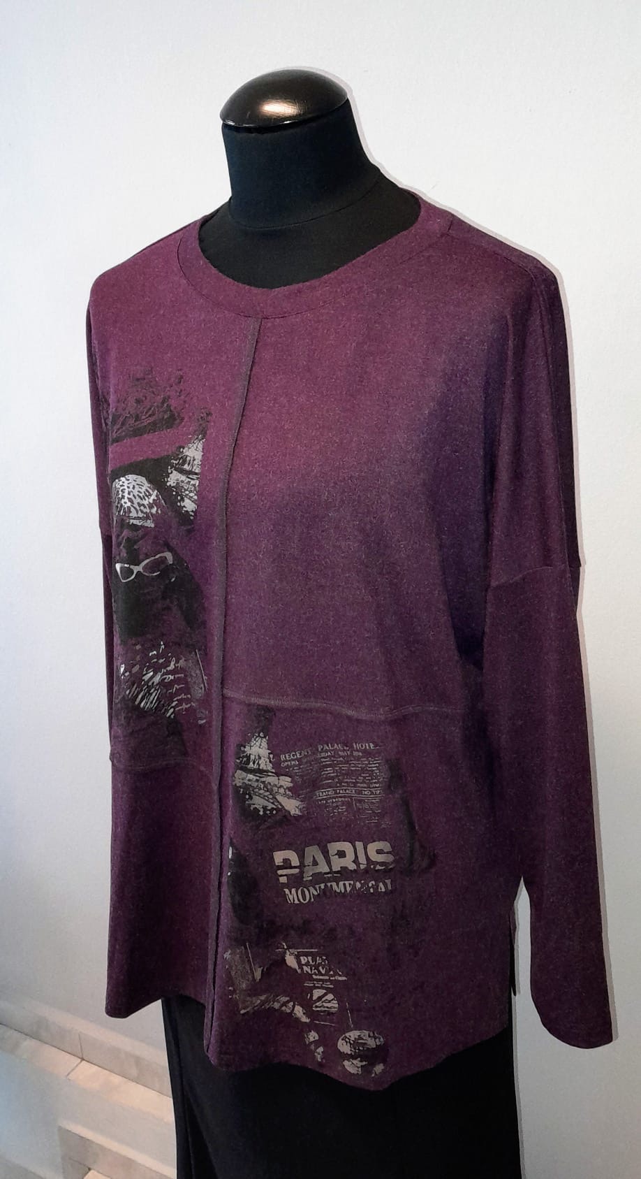 Vínová tunika Paris
