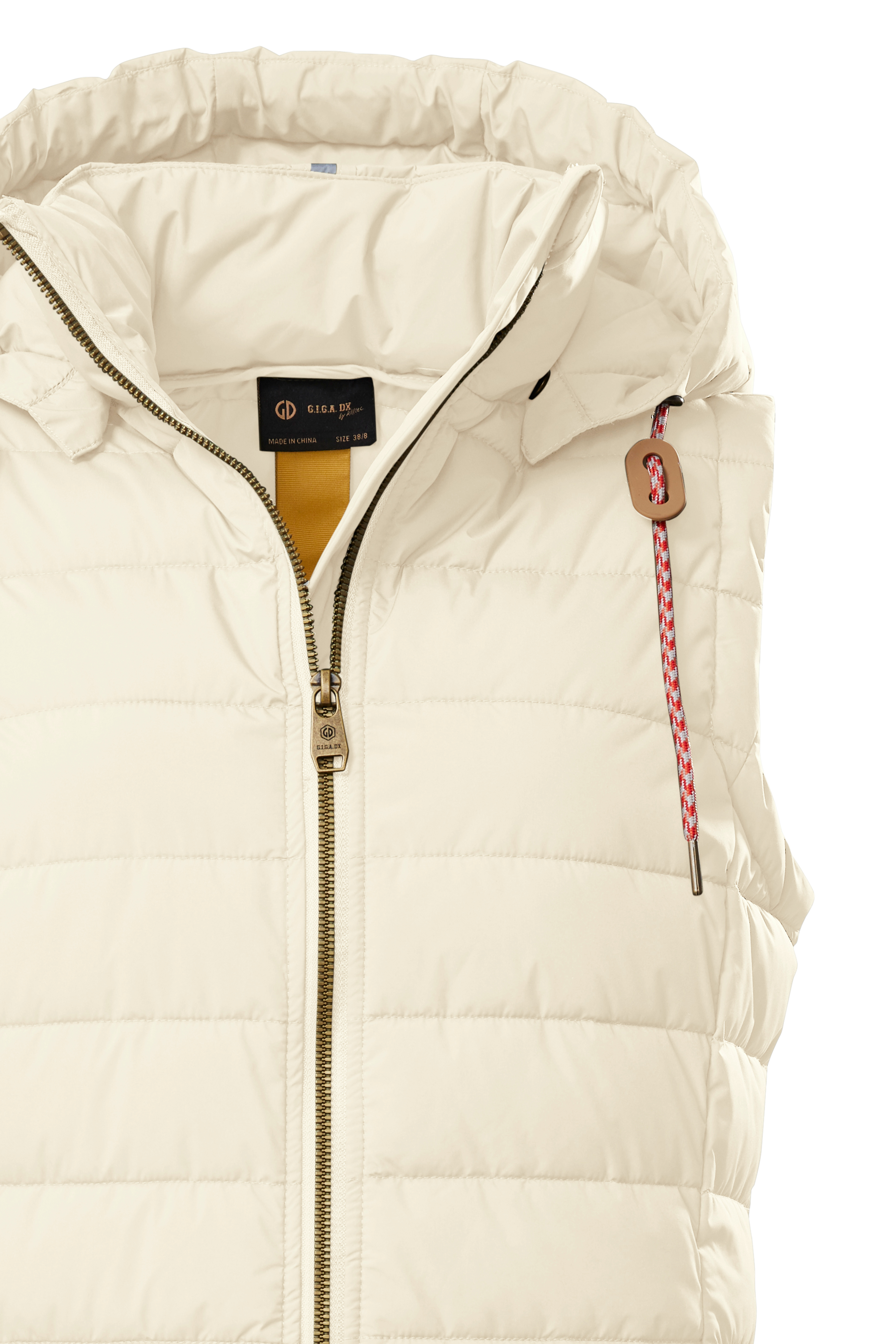 Killtec dámská dlouhá prošívaná vesta champagne