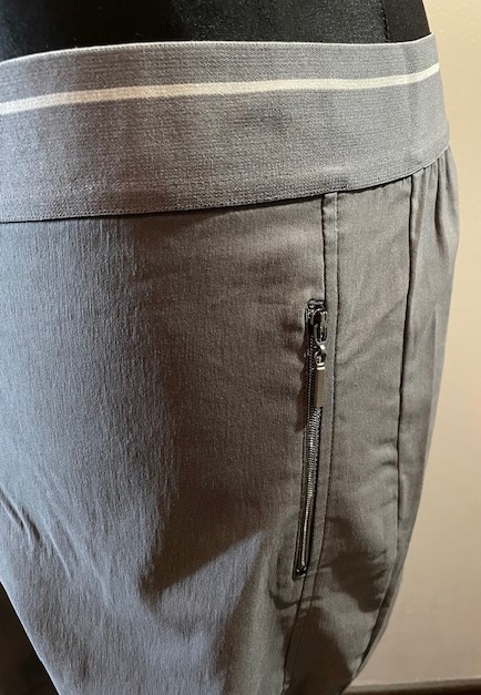 Via appia khaki kalhoty se zipy
