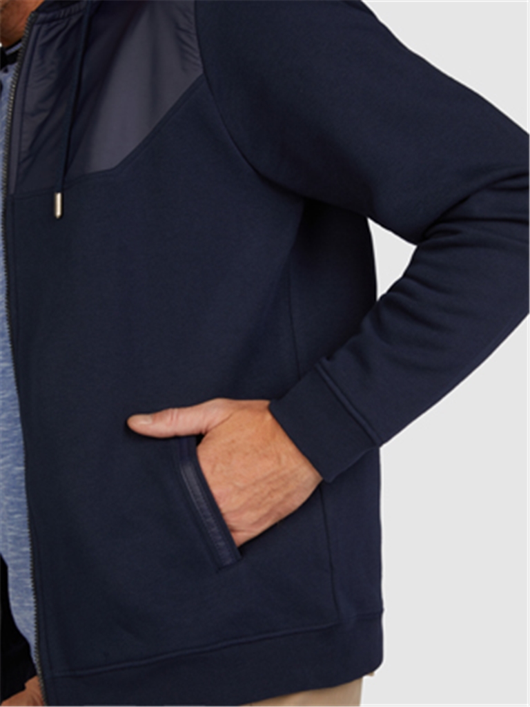 Navigazione pánská mikina s kapucí tmavě modrá