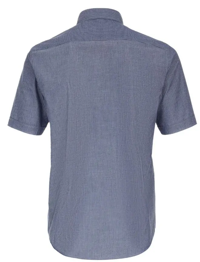 Casamoda pruhovaná košile s krátkým rukávem