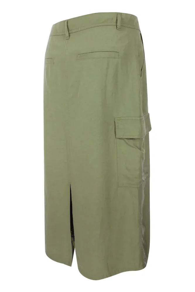 Kenny s khaki delší sukně