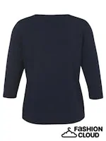 Via appia triko s V výstřihem s ozdobnými kamínky