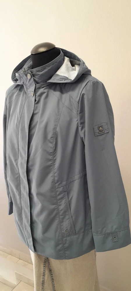 Dámská přechodová bunda modrošedá