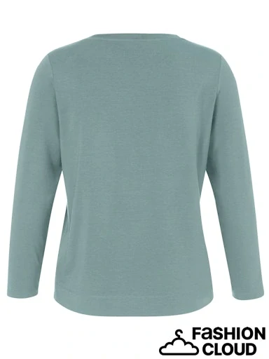 Via appia triko s dlouhým rukávem v barvě šalvěje