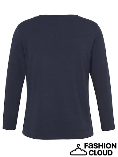 Via appia tmavě modré triko s dlouhým rukávem