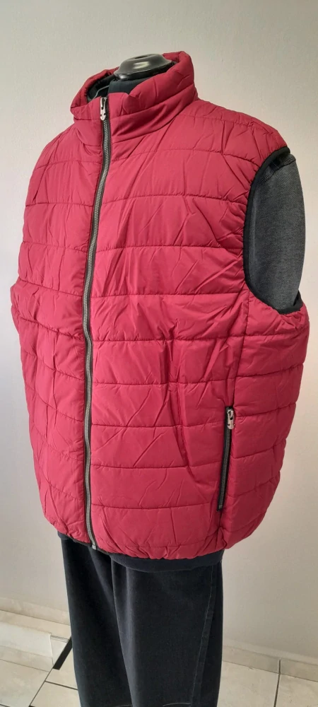 Navigazione pánská prošívaná vesta červená