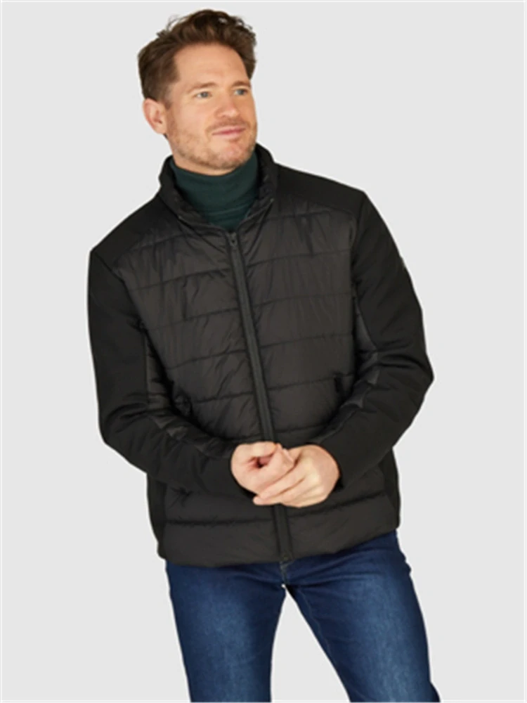 Navigazione pánská hybridní bunda černá