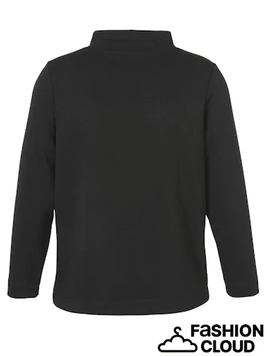 Via appia černá mikina s kapsičkou