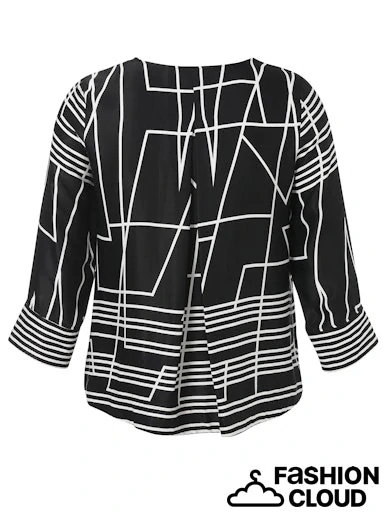 Via appia černo-bílá halenka