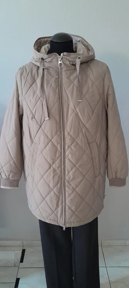 Dámská delší prošívaná bunda