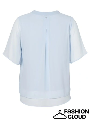 Via appia modrá transparentní halenka