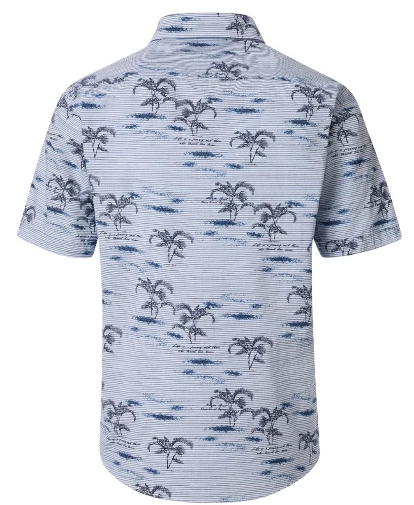 Casamoda košile s krátkým rukávem s potiskem až do vel. 7XL