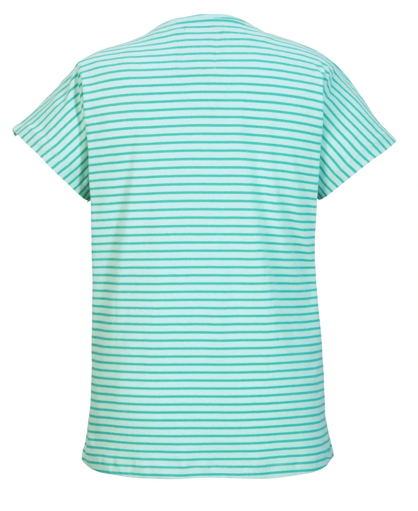 Killtec pruhované triko krátký rukáv light peppermint