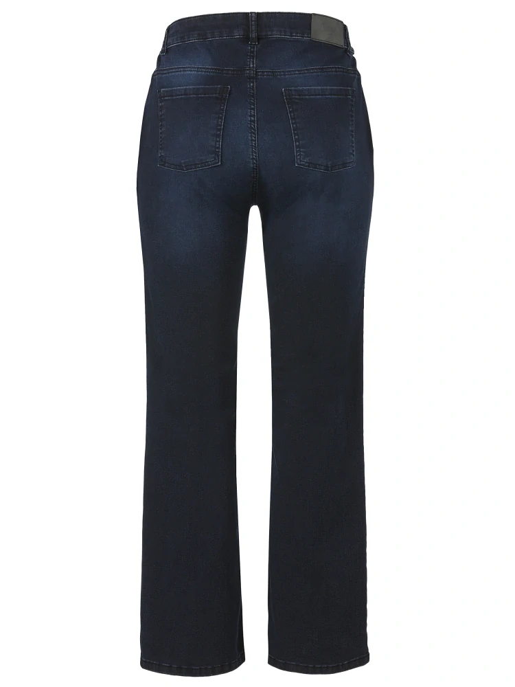 Via appia jeans s vsadkou tmavě modré