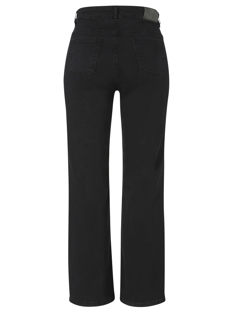 Via appia jeans s vsadkou černé