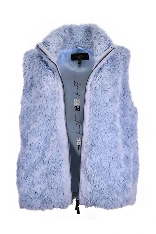 Kenny S modrá chlupatá vesta