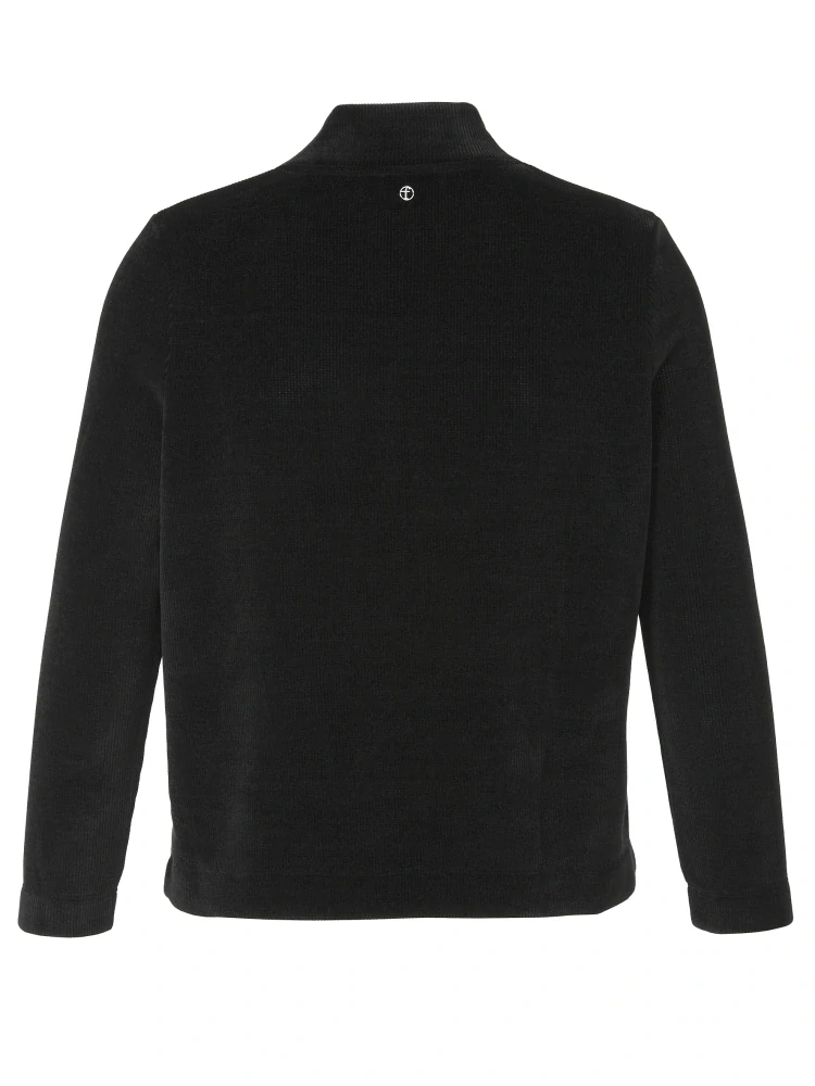 Frapp černá mikina s rozhalenkou