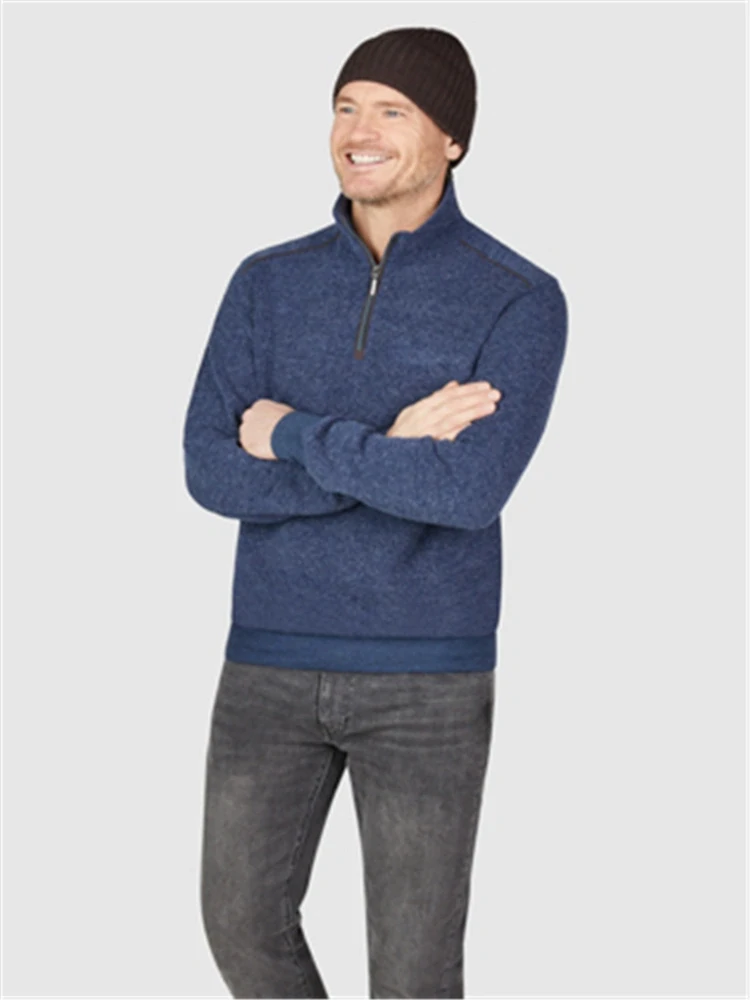 Navigazione pánský modrý pulover