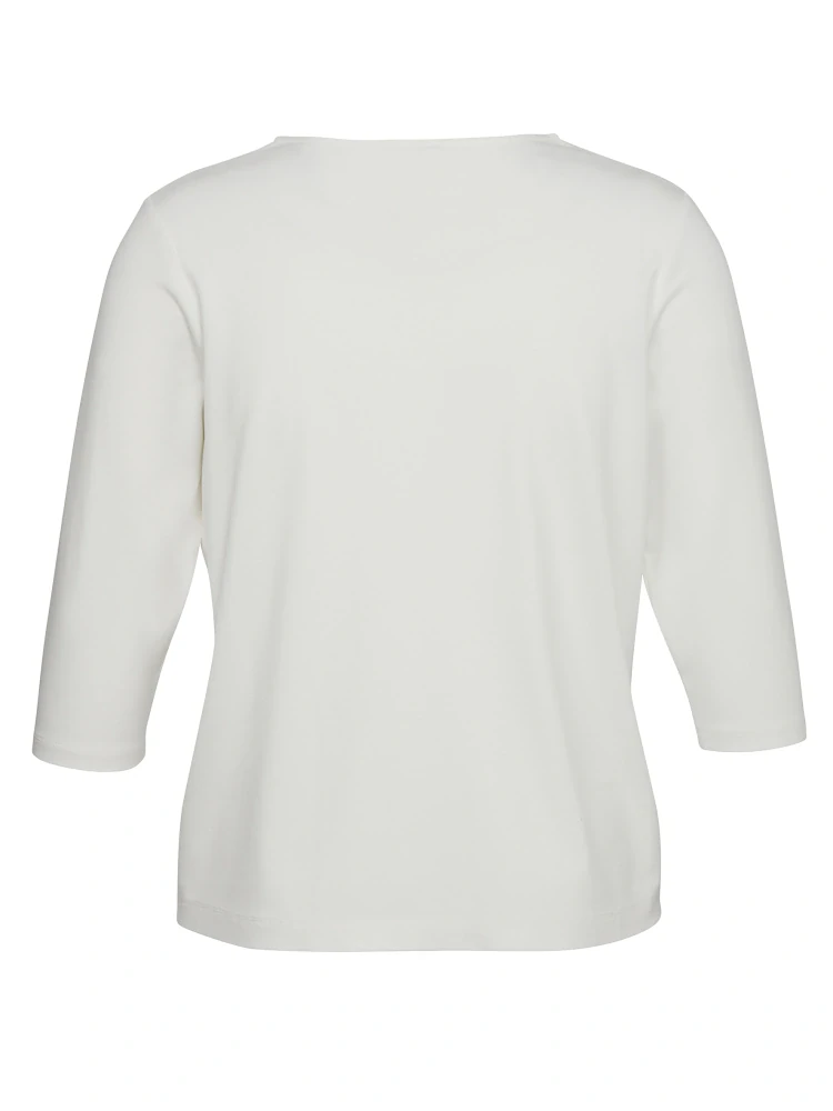 Via appia smetanové triko 3/4 rukáv