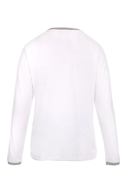 Kenny S bílé triko s potiskem