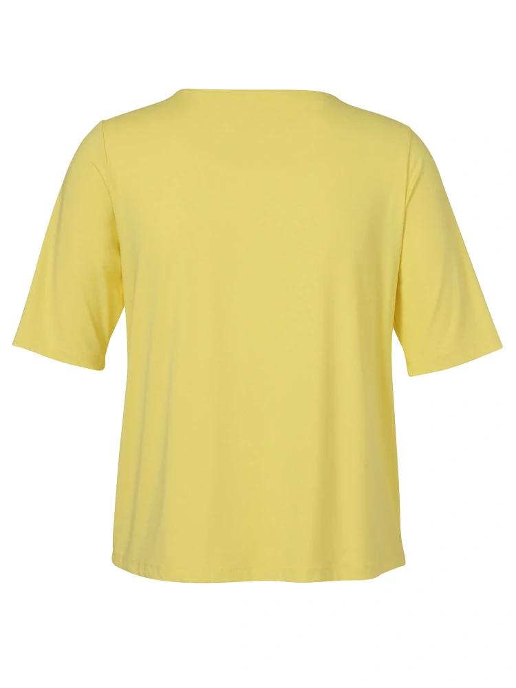 Via appia žluté triko s krátkým rukávem