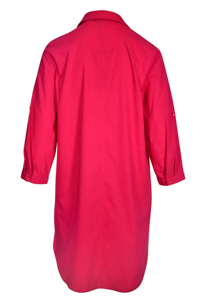 Kenny S malinové košilové šaty 