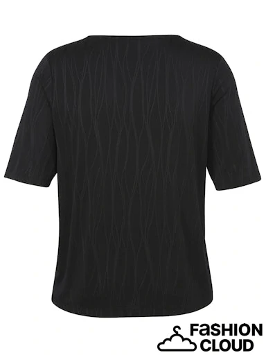 Via appia černé triko s krátkým rukávem až do vel. 54