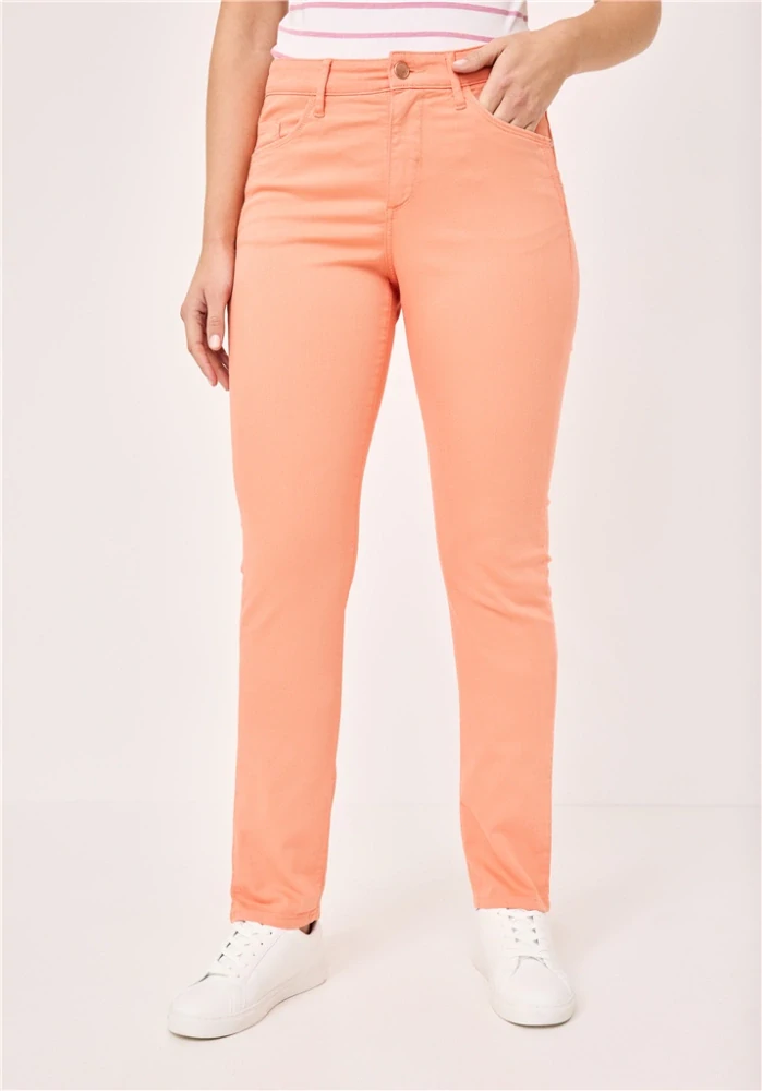 Paddocks dámské kalhoty jeans oranžové