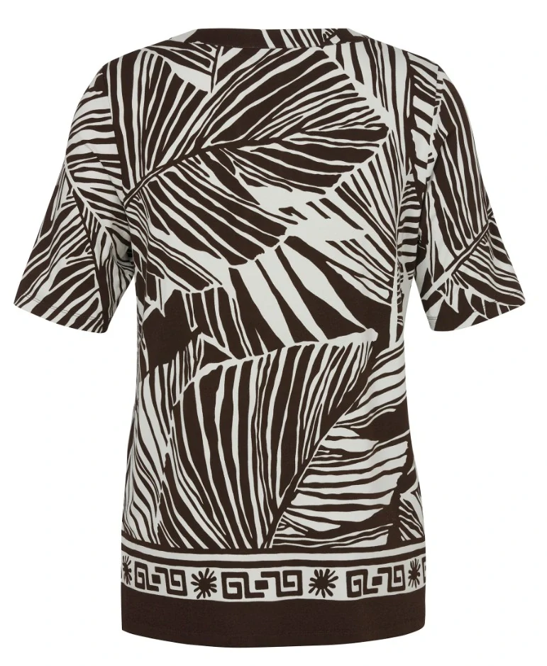 Via appia due hnědo-krémová tunika