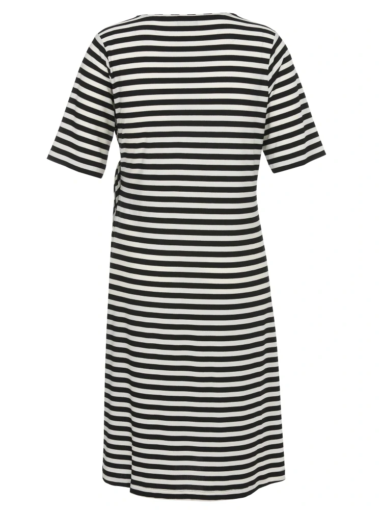 Via appia due černo-krémové šaty